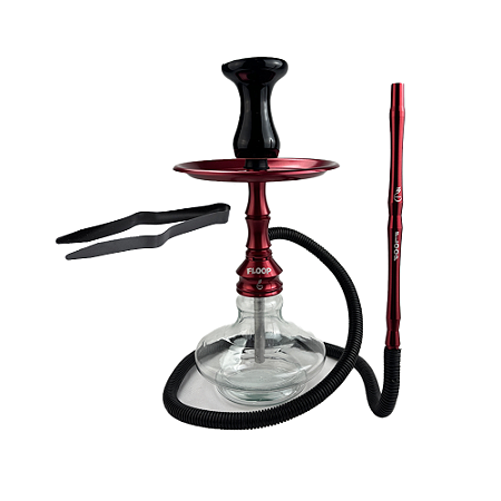 Narguile Completo Zenith Floop - Vermelho