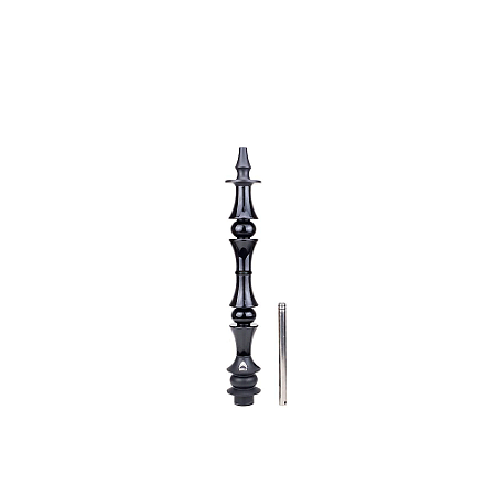 Stem Narguile Marajah Hookah Umbrella Grande Preto/Preto Brilhante