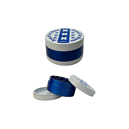 Dichavador De Metal DK Amsterdam White - Azul 3X