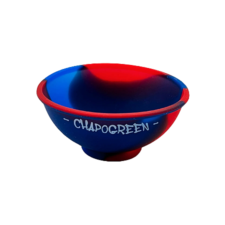 Cuia De Silicone Chapogreen Mix Color - Azul Escuro/Vermelho