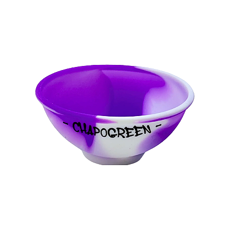 Cuia De Silicone Chapogreen Mix Color - Branco/Roxo