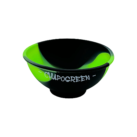 Cuia De Silicone Chapogreen Mix Color - Verde/Preto