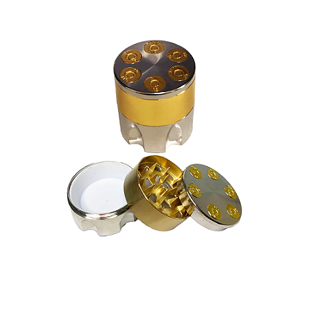 Dichavador De Metal MD Tambor - Silver/Gold