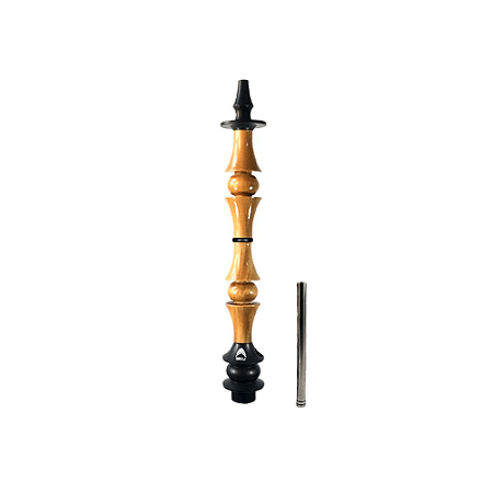 Stem Narguile Marajah Hookah Umbrella Grande Preto/Caramelo