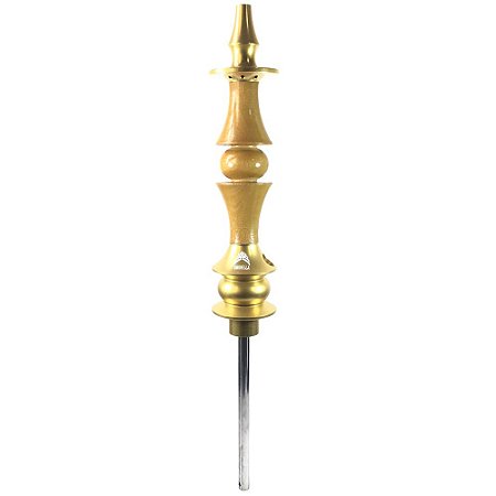 Stem Narguile Marajah Hookah Umbrella Médio Dourado/Caramelo