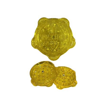 Dichavador Black Hookah Acrílico - Amarelo