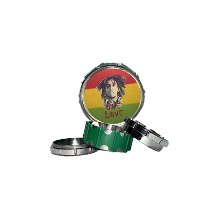 Dichavador De Metal MD Tambor Bob Marley - Verde
