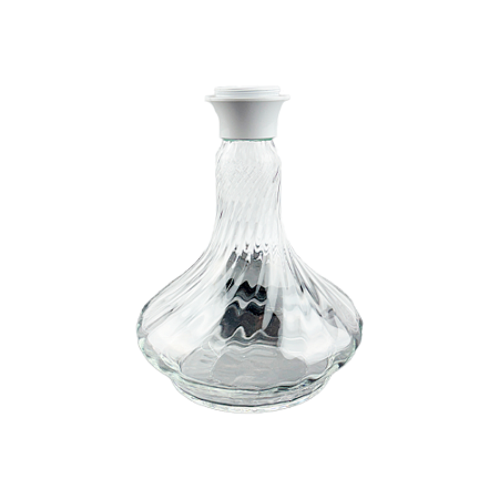Vaso Reposição Amazon Hookah Future - Branco/Twist/Clear