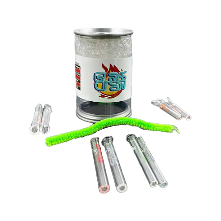 Lata Piteiras de Vidro Glass Crew (25 Unidades)