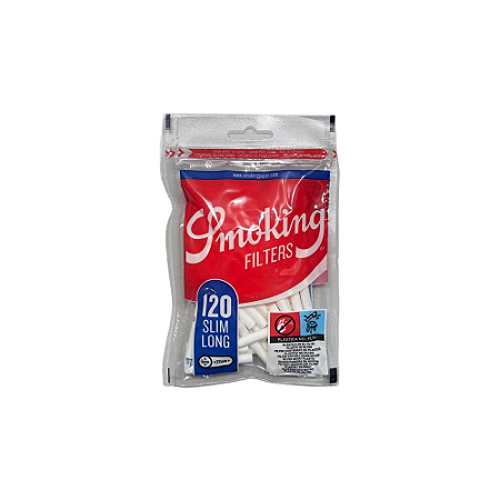 Filtro Smoking Slim Long 6x22mm (Pacote de 120un)