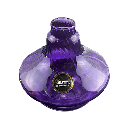 Vaso Al Farid Pequeno 13cm Twist - Roxo
