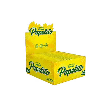 Seda Papelito King Size Tradicional C/ Piteira (24 Livretos C/36  Folhas)