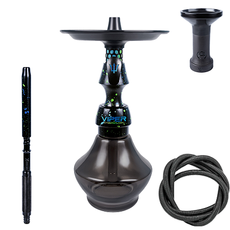 Narguile Triton Viper SV Cyber Splash - Azul/Verde