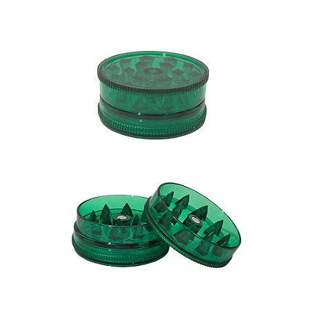 Dichavador De Acrílico Mini-Grinder Colors - Verde