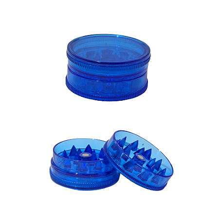 Dichavador De Acrílico Mini-Grinder Colors - Azul