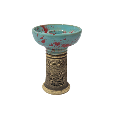 Rosh Yes Hookah New Rustic - Ciano/Vermelho