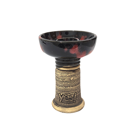 Rosh Yes Hookah New Rustic - Preto/Vermelho