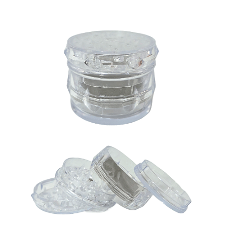 Dichavador De Acrílico DK Coroa - Transparente