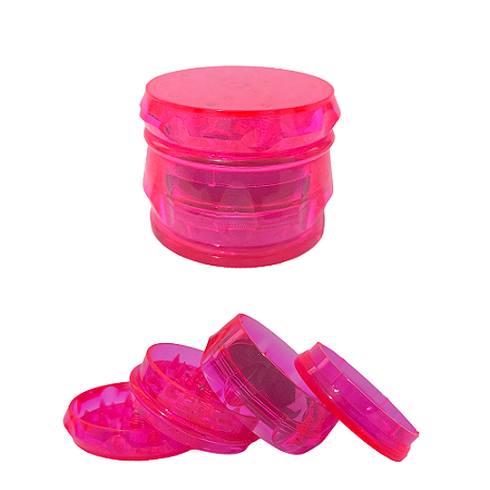 Dichavador De Acrílico DK Coroa - Rosa