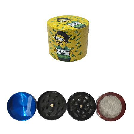 Dichavador De Metal DK Full Pablo Escobar - Modelo 4