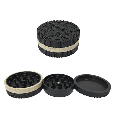 Dichavador De Plástico DK Oreo - Preto