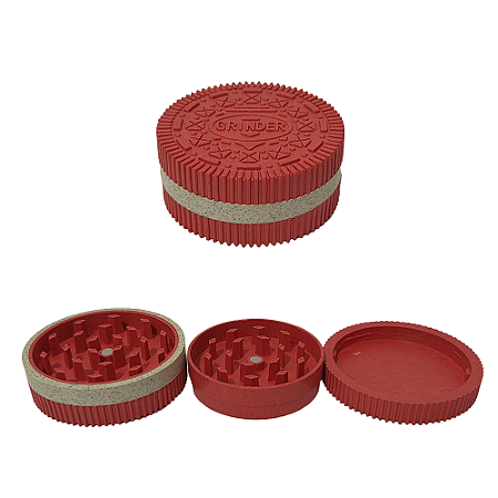 Dichavador De Plástico DK Oreo - Vermelho