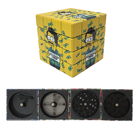 Dichavador De Metal DK Cubo Mágico Pablo Escobar - Modelo 4