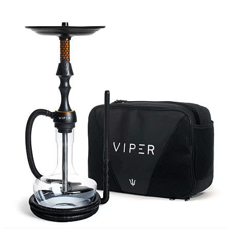 Narguile Completo Triton Viper Bolsa - Laranja