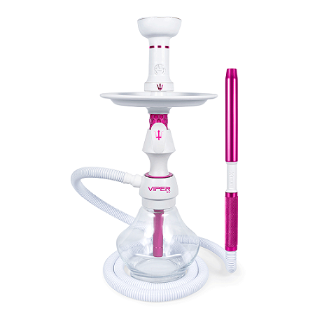 Narguile Completo Triton Viper SV - Branco/Pink