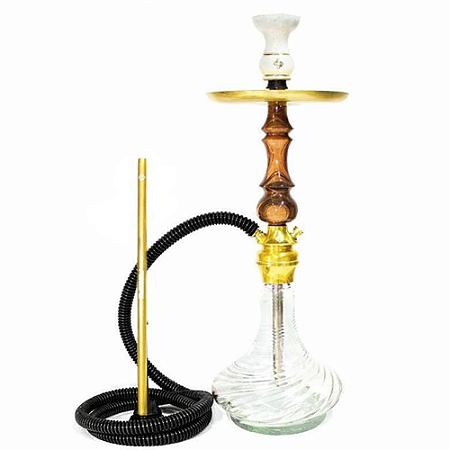 Narguile Amazon Hookah Future - Gold/ Redwood/ Twist