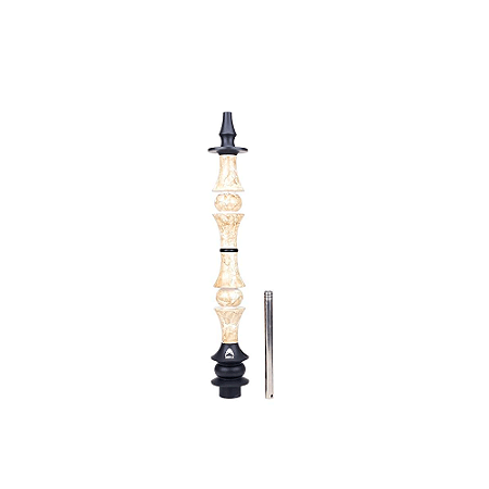 Stem Narguile Marajah Hookah Umbrella Grande Preto/Marmore
