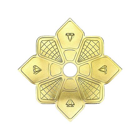 Prato Diamond Hookah Mini - Dourado
