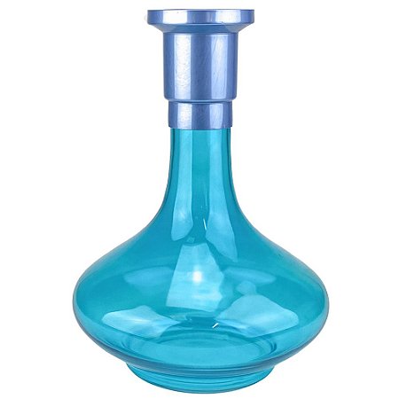 Vaso ZH Genie 30cm Liso - Azul Claro/Azul