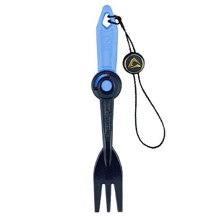 Garfo e Furador Zord Hookah Mekahfork - Azul