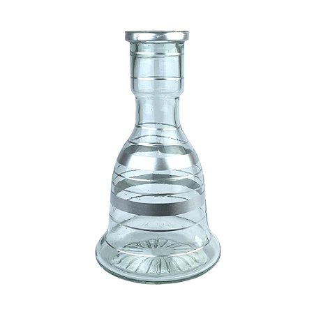 Vaso ZH Sino Stripes 25cm - Silver