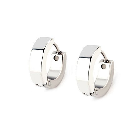 Brinco Masculino de Argola - Aço Inoxidável - PAR