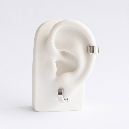 Kit Brinco de Pressão Dupla Prata