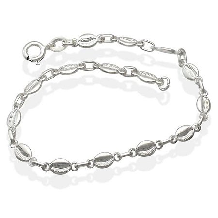 Pulseira de Prata Masculina Búzio