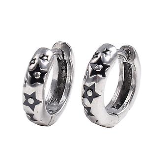 Brinco Masculino Argola Estrelas - PAR