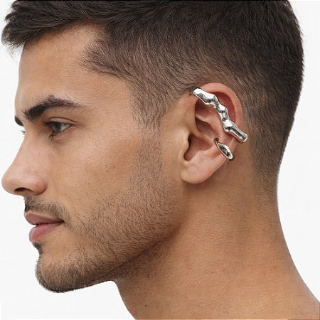Ear Cuff Neural de Encaixe Coleção Futurx - 1 Peça (Não é o Par)