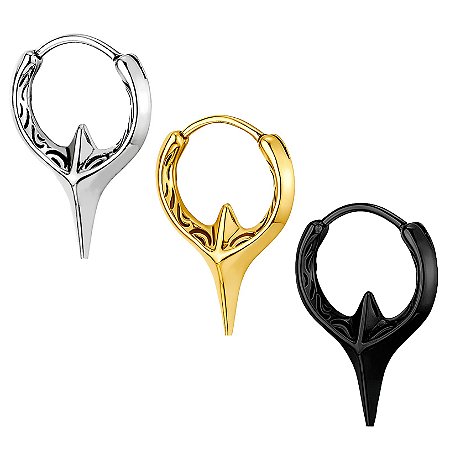 Brinco Argola Asgard - KIT com 3 peças / 3 cores