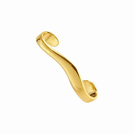 Ear Cuff H3Lix De Encaixe Dourado Coleção Futurx - 1 Peça (Não é o par)