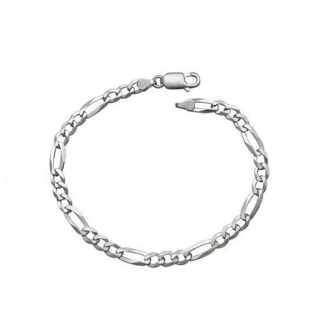 Pulseira de Prata Masculina Prata 925 CODE