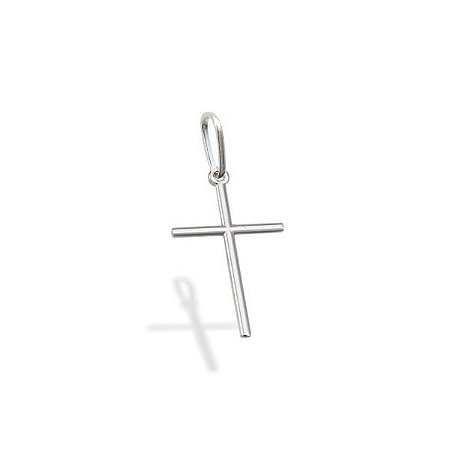 Pingente de Prata 925 Cruz Simples