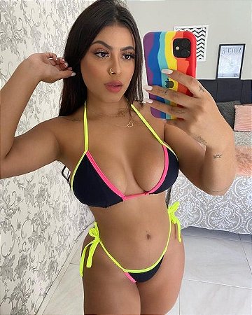 Biquíni Bicolor neon
