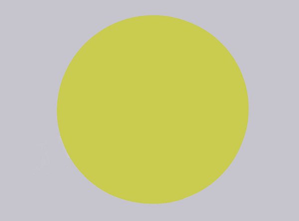 Placa altileno Redonda /10 x 400mm /amarela