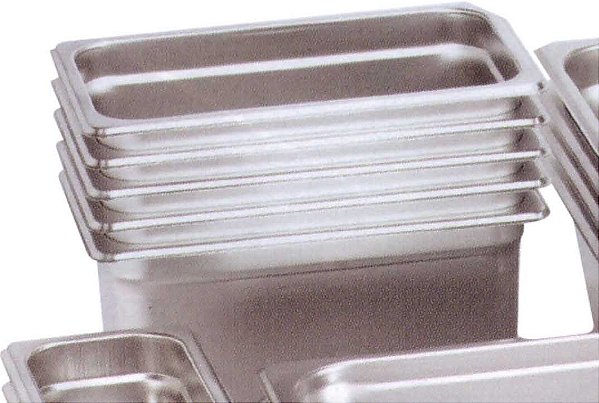 cubas GN 1/3 - 17,6 x 32cm - inox, sem alça