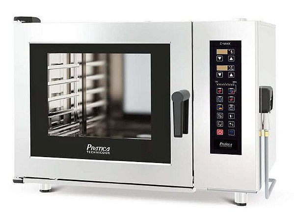 Forno combinado ECOMAX 6 /elétrico 220V / 9,5kw /cavalete