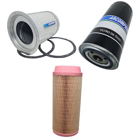 Kit de Filtros Similares para Compressor Dehaha DC30AAS