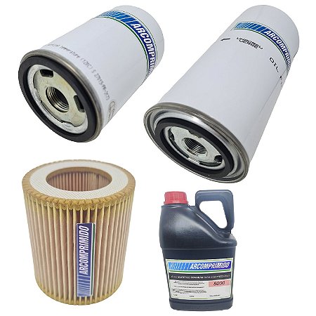 Kit De Filtros e Óleo Compressor Chicago Pneumatic Cpm-7 Cai